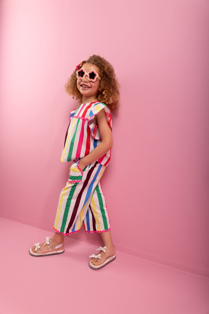 ME&B Rainbow Stripe Woven Set (2)