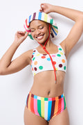 ME&B Polka Dot Ladies Bikini Top