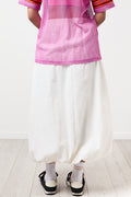 White Midi Bubble Skirt (2)
