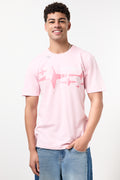 Pink Star Graphic T-Shirt