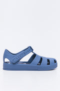 Navy Blue Fisherman Jelly Sandals (1)