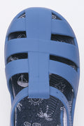 Navy Blue Fisherman Jelly Sandals (4)