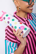 ME&B Multi Colour Spotted Water Bottle (1)
