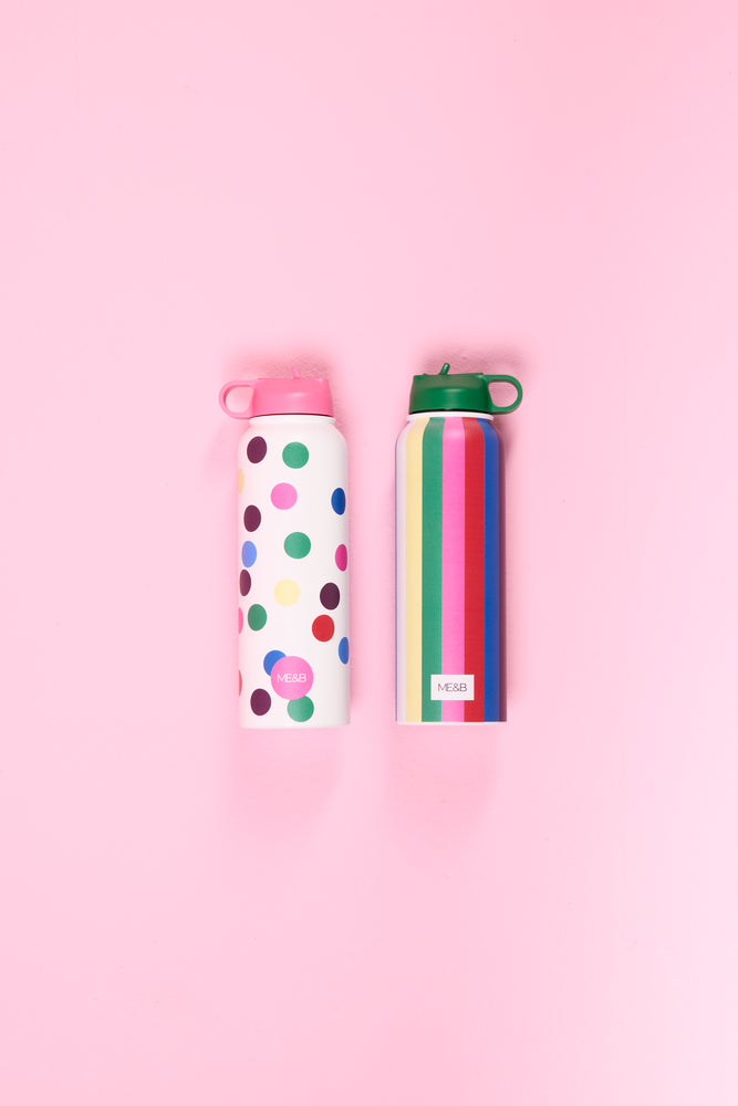ME&B Multi Stripe Water Bottle (2)