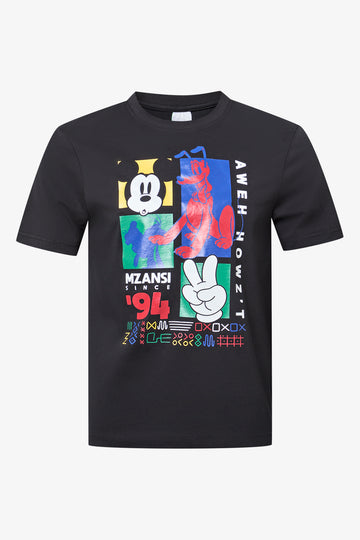 Mickey Mouse Cartoon Graphic T-Shirt