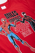 Red Miles Morales Graphic T-Shirt (1)