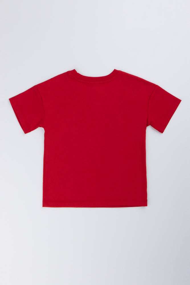 Red Miles Morales Graphic T-Shirt (2)