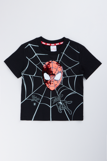 Spider-Man Sequin Graphic T-Shirt