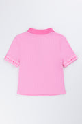 Pink Barbie Collared Shirt (2)