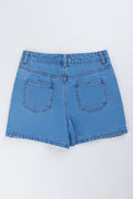 Blue Star Patch Denim Skort (2)