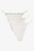 3 Pack Floral Bridal Thongs (1)