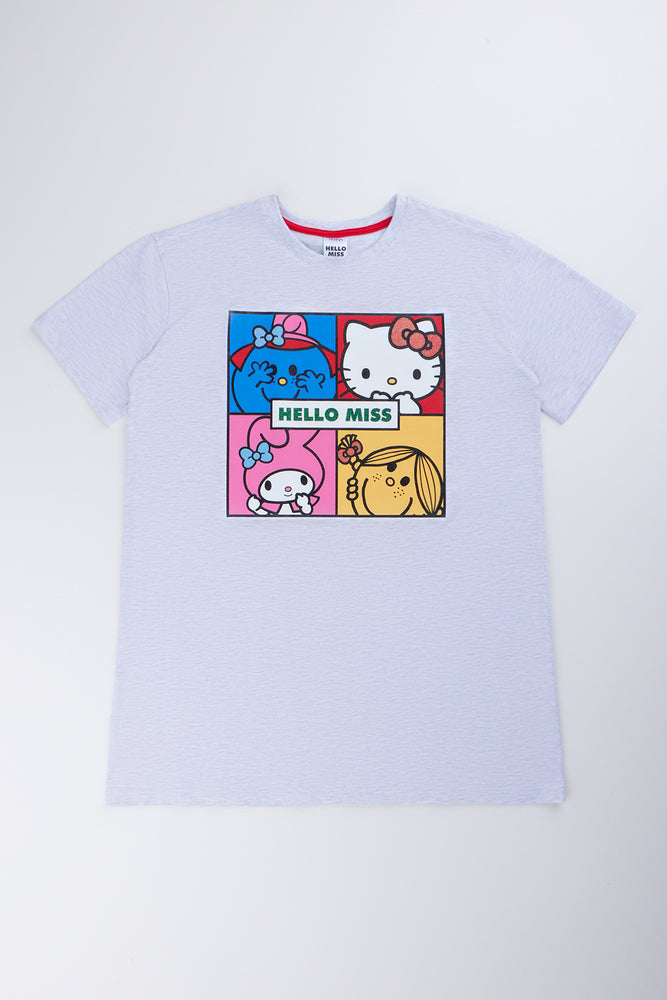 Hello Miss Graphic Print T-Shirt