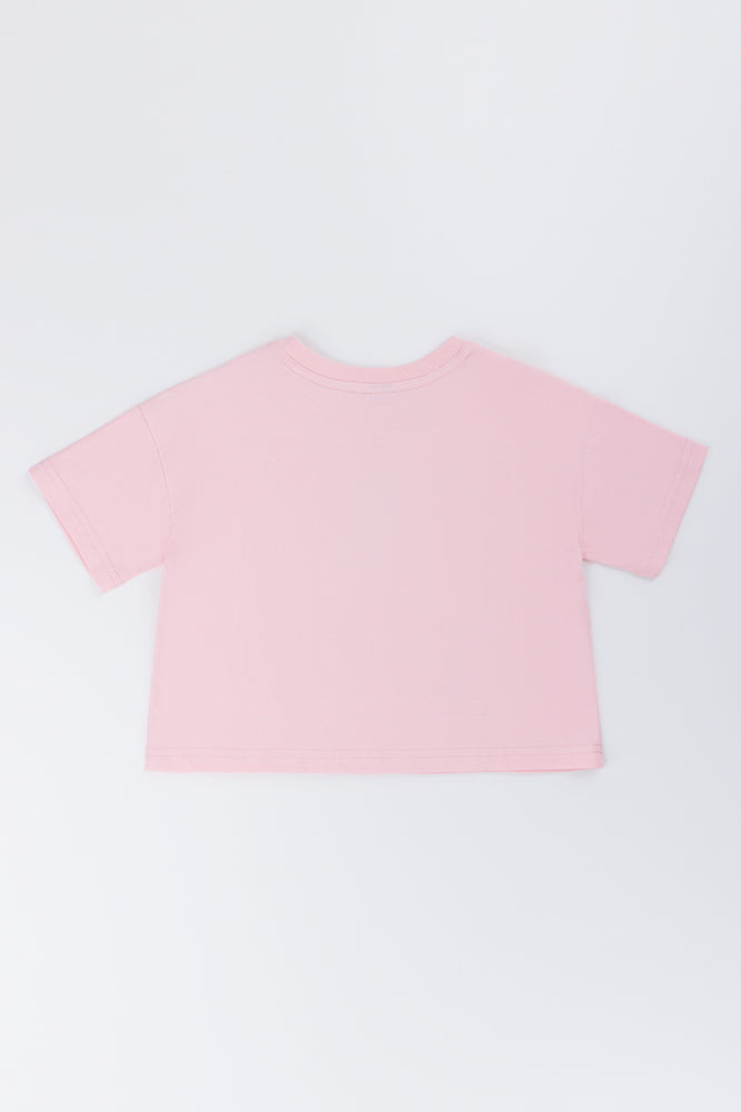 Spur Pink Graphic Boxy T-Shirt (2)