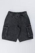 Grey Durable Cargo Shorts (2)
