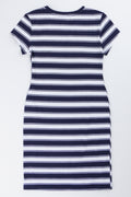Striped Amore Heart Bodycon Dress (2)