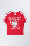 Red Hello Kitty Bow T-Shirt