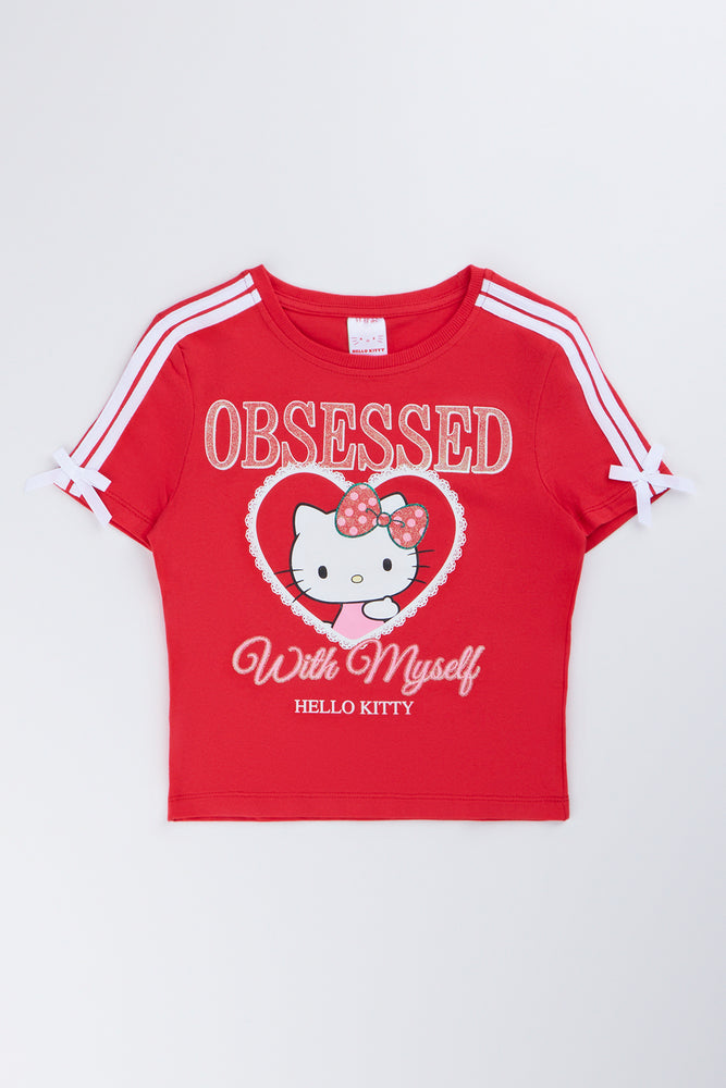 Red Hello Kitty Bow T-Shirt