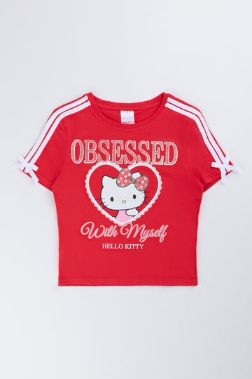 Red Hello Kitty Bow T-Shirt