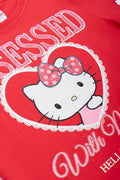 Red Hello Kitty Bow T-Shirt (1)