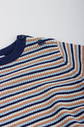 Striped Short Sleeve Crewneck Knit (1)