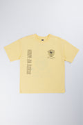 Yellow Printed State Of Mind T-Shirt