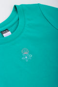 Jade Shell Embroidered Basic T-Shirt (1)