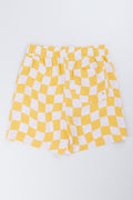 Yellow Gingham Swim Shorts (2)