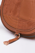 Tan Patch Detail Saddle Bag (2)