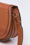 Tan Patch Detail Saddle Bag (3)