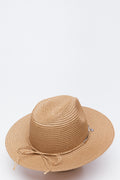 Natural Straw Fedora Hat (2)