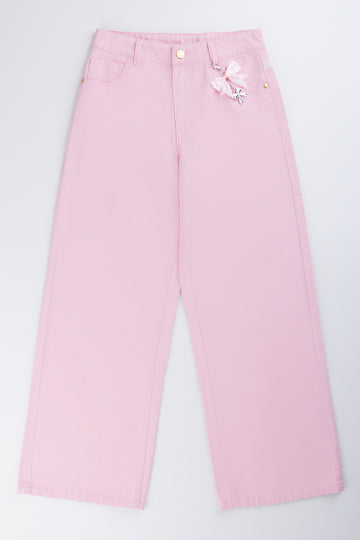 Pink Bull Denim Wideleg Jeans