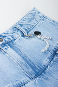 Rara Denim Skirt With Keychain (1)
