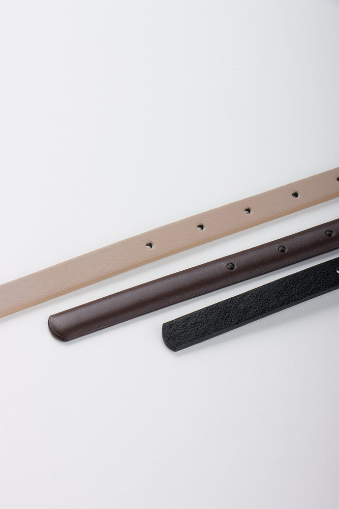3 Pack Slim Buckle Belts (1)