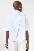 White Short Sleeve Cotton Shirt (2)