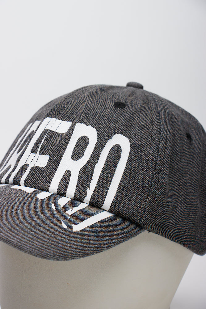 Grey Embroidered Peak Cap (2)