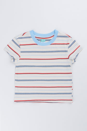 Striped Short Sleeve T-Shirt