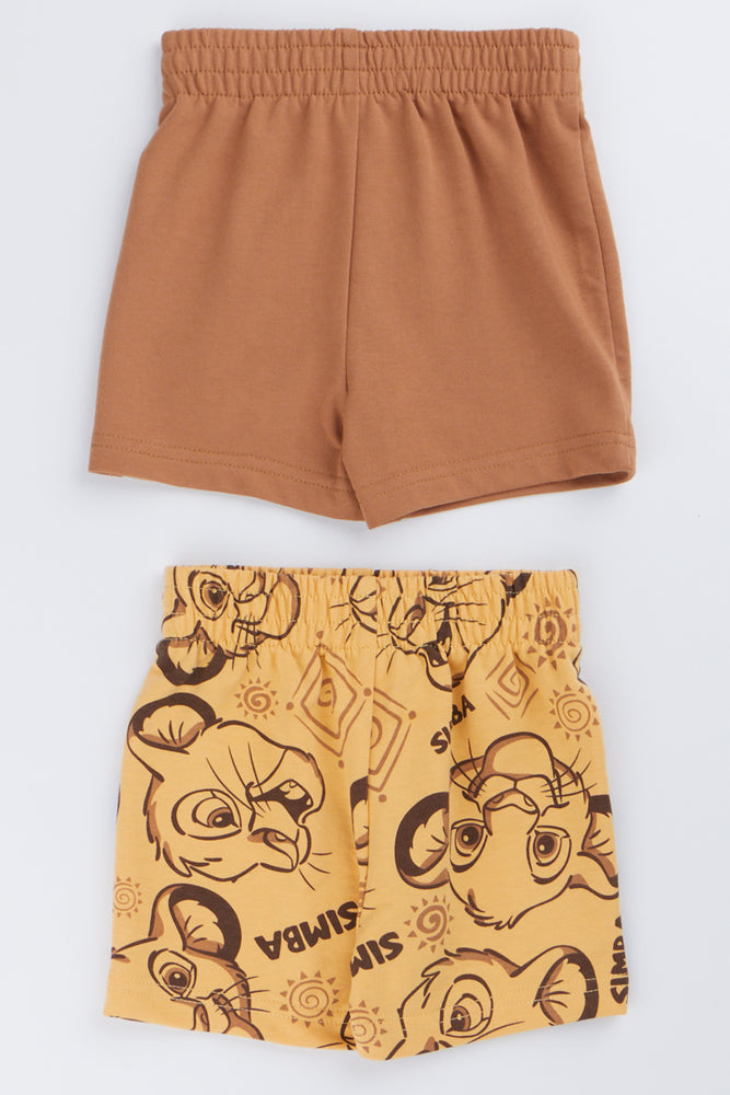 Lion King Simba Shorts 2 Pack (2)