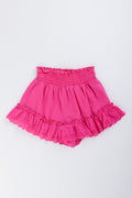 Pink Anglaise Frill Shorts (2)