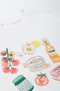 White Fruit Graphic T-Shirt (1)