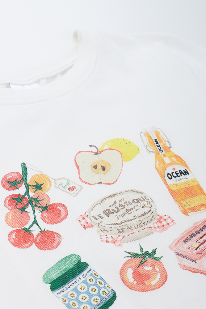White Fruit Graphic T-Shirt (1)