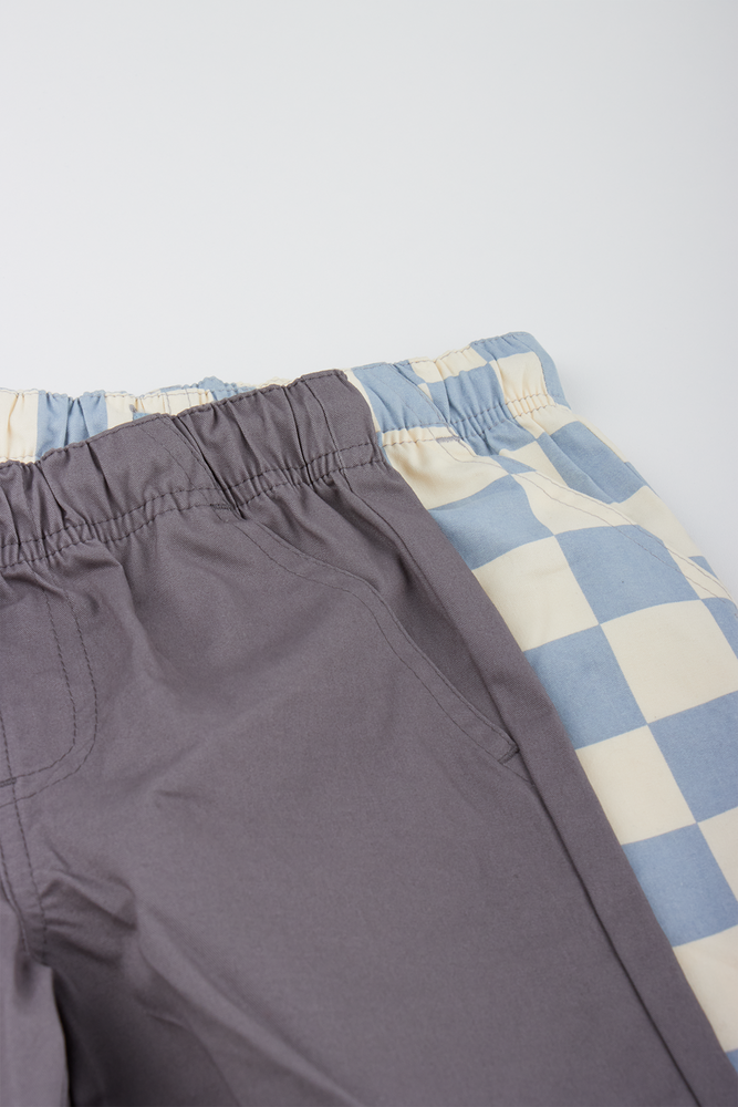 2 Pack Woven Shorts (1)