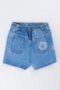 Butterfly Applique Denim Skort (3)