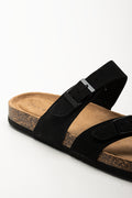 Black Toe Post Footbed Sandals (3)
