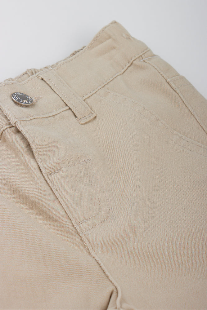 Stone Cargo Pants With Pockets (1)