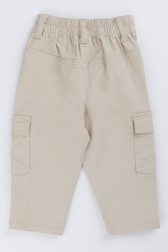 Stone Cargo Pants With Pockets (2)