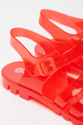 Red Jelly Fisherman Sandals (3)