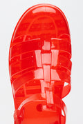 Red Jelly Fisherman Sandals (4)