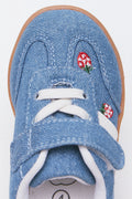 Denim Strawberry Print Sneakers (4)