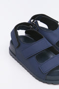 Navy Double Strap Sandals (3)