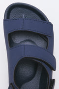 Navy Double Strap Sandals (4)